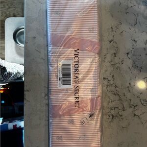 Victoria's Secret Pink and White Striped tote